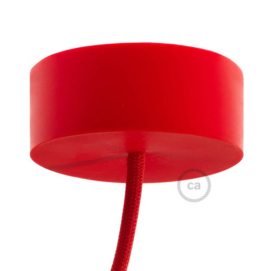 Kit rosone cilindrico in silicone - Rosso