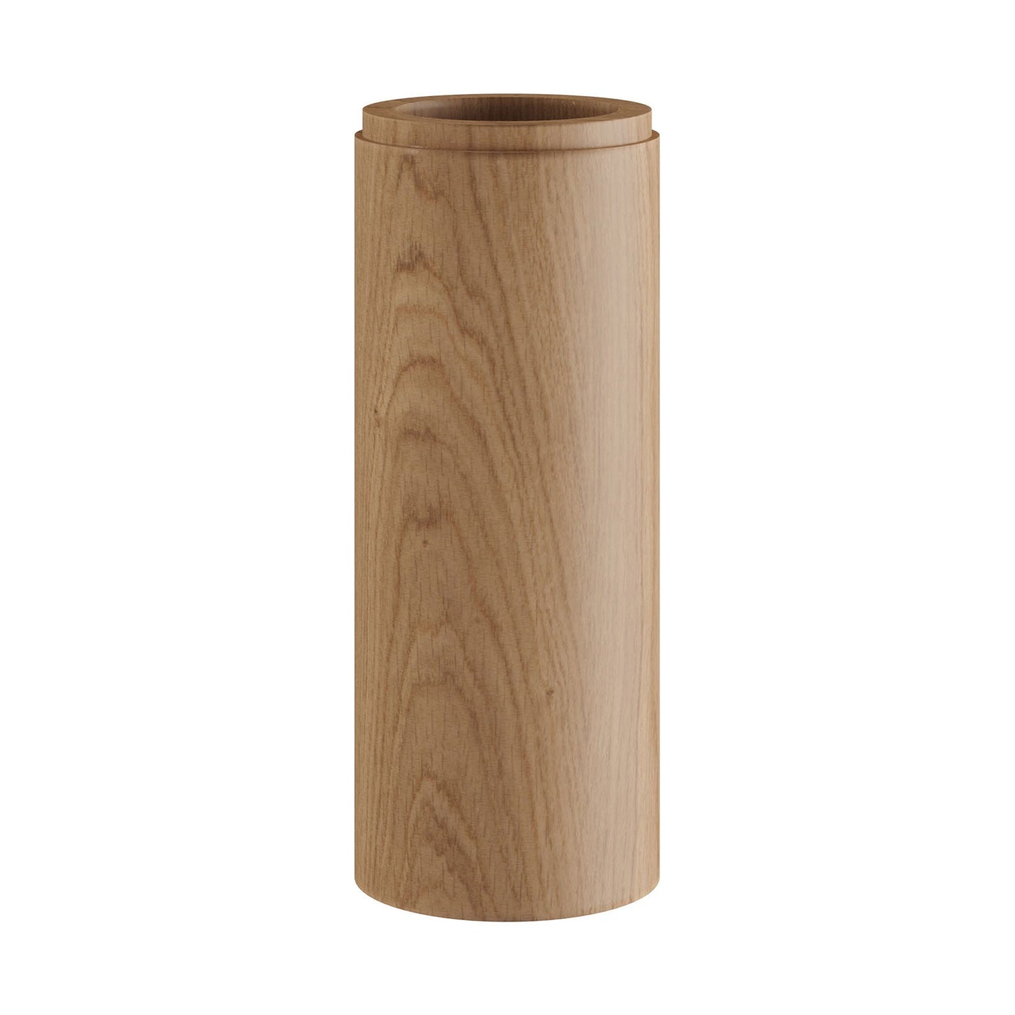 Tub-E14, tubo in legno per faretto con portalampada doppia ghiera E14 - Neutro