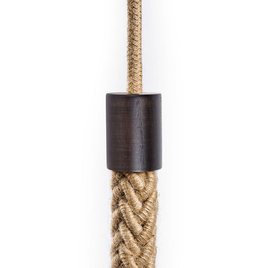 Terminale in legno per cordone 2XL - Effetto Wengé