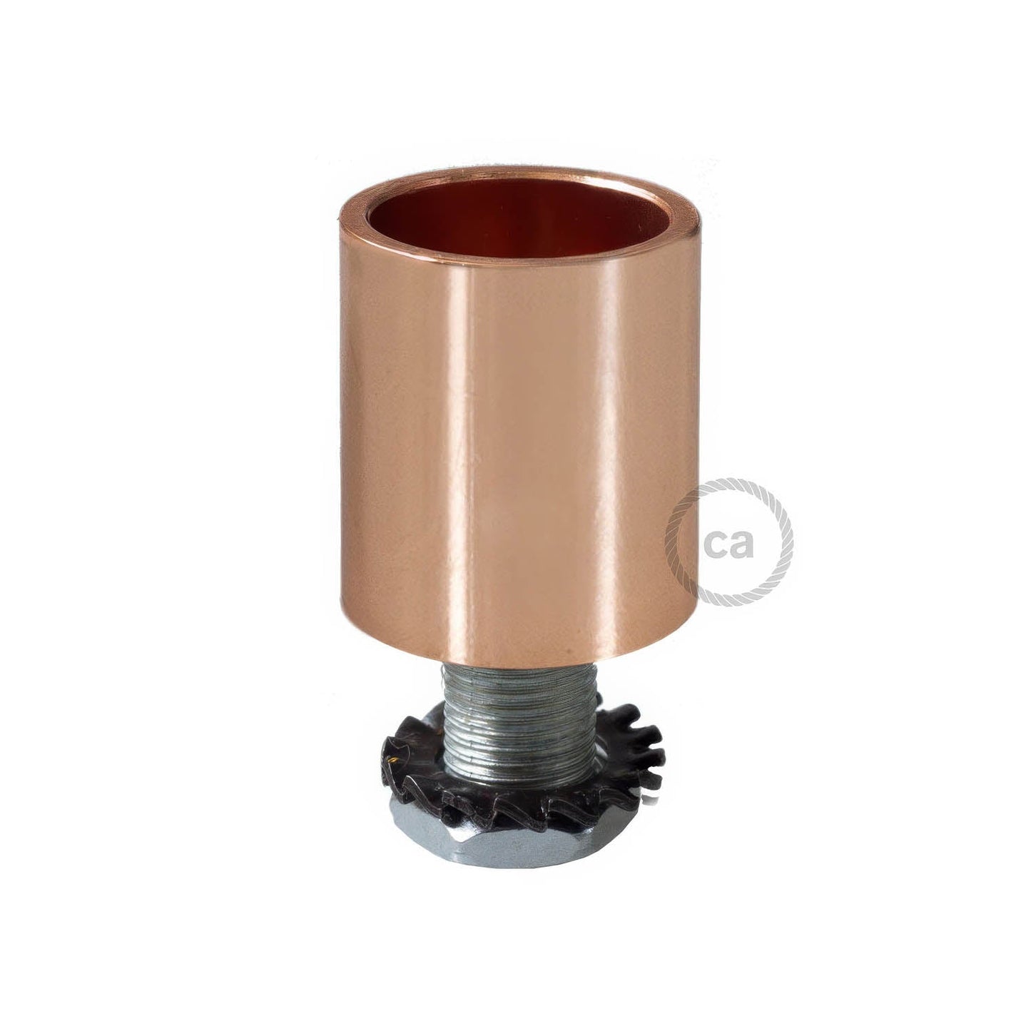 Terminale in metallo ramato per Creative-Tube da 16 mm, completo di accessori