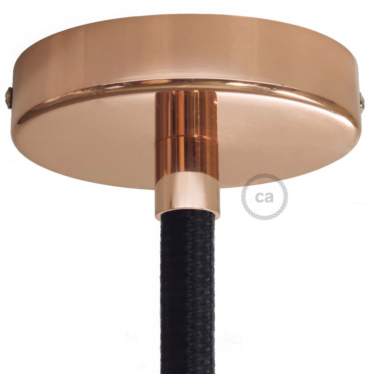 Terminale in metallo ramato per Creative-Tube da 16 mm, completo di accessori