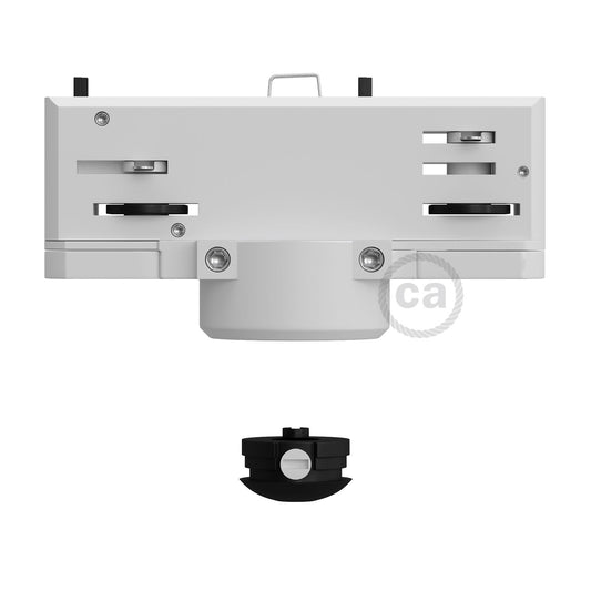 Multiadattatore sospensione Eutrac per binari trifase - Bianco
