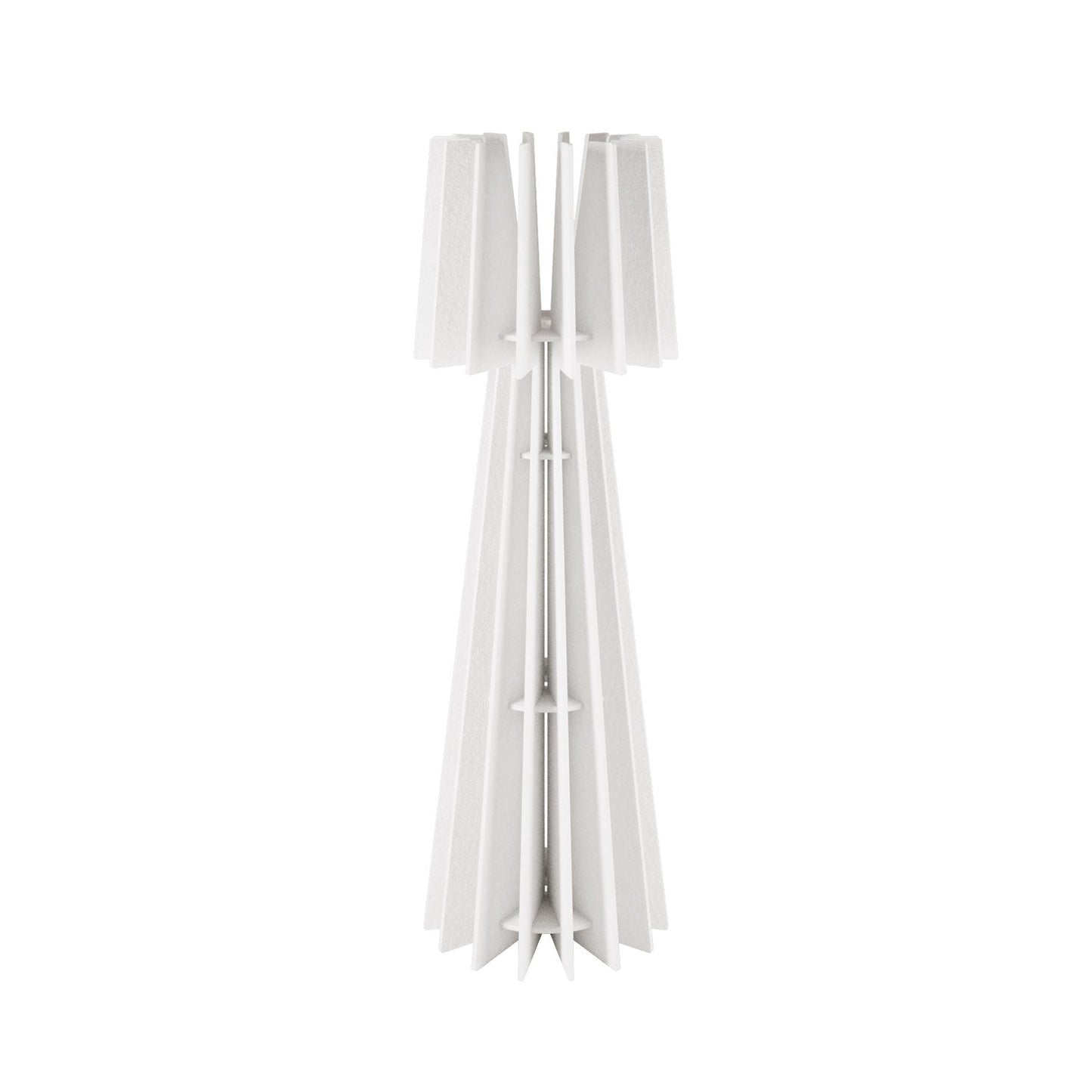 Struttura per lampada da terra SHHINE in materiale fonoassorbente - Bianco melange