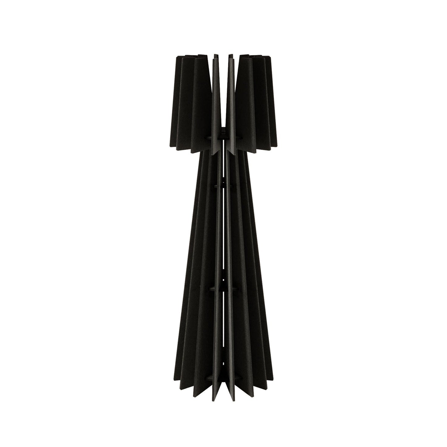 Struttura per lampada da terra SHHINE in materiale fonoassorbente - Nero melange