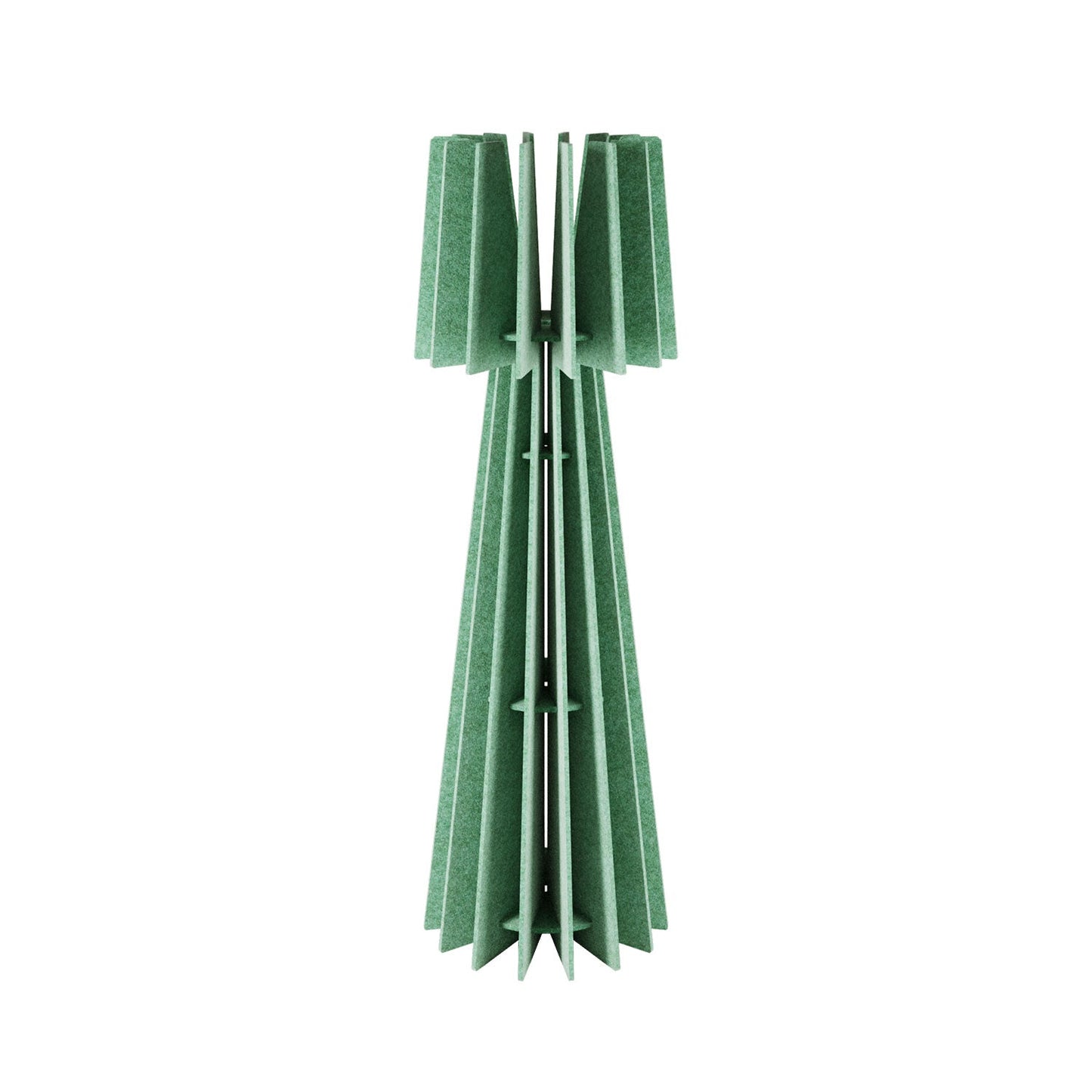 Struttura per lampada da terra SHHINE in materiale fonoassorbente - Verde melange