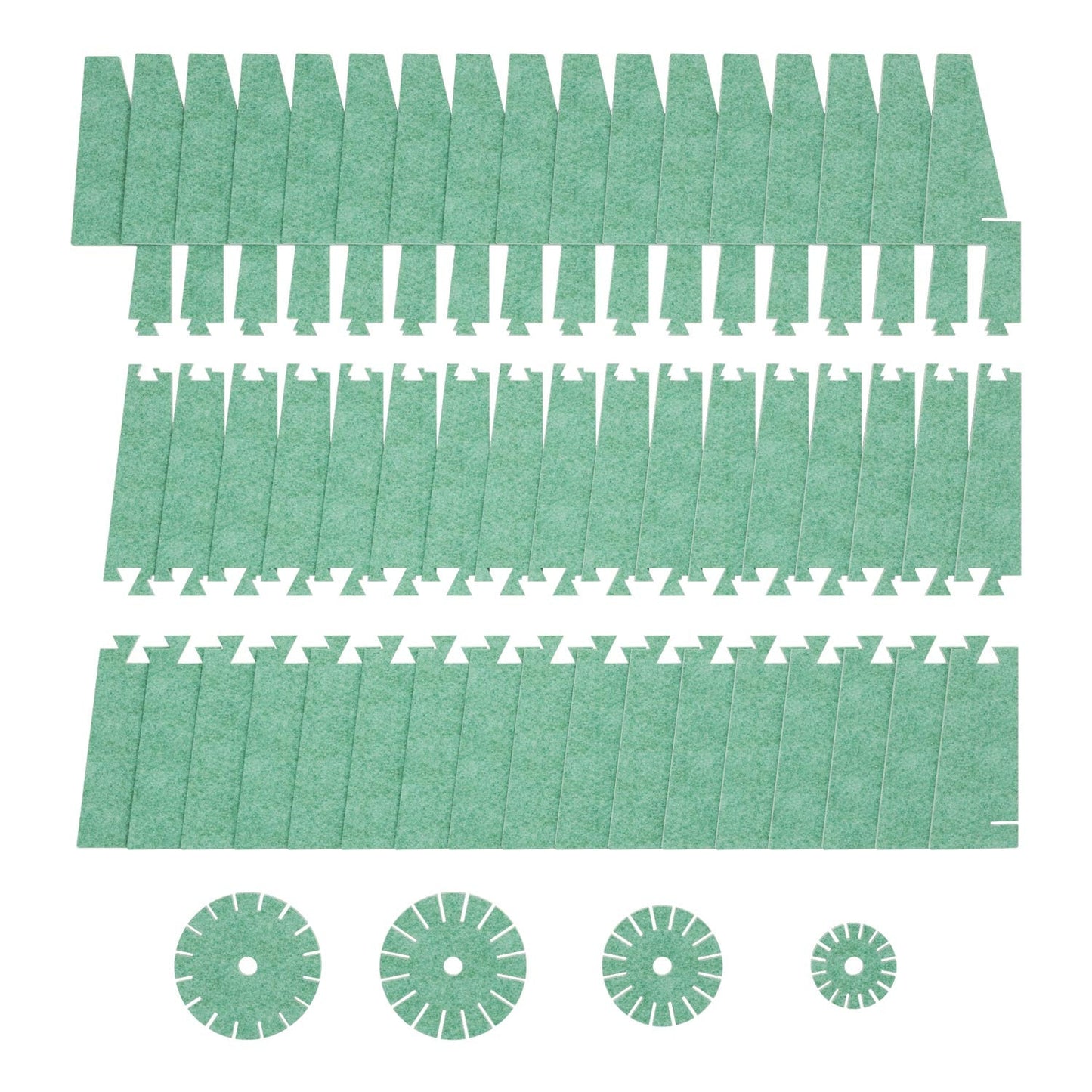 Struttura per lampada da terra SHHINE in materiale fonoassorbente - Verde melange