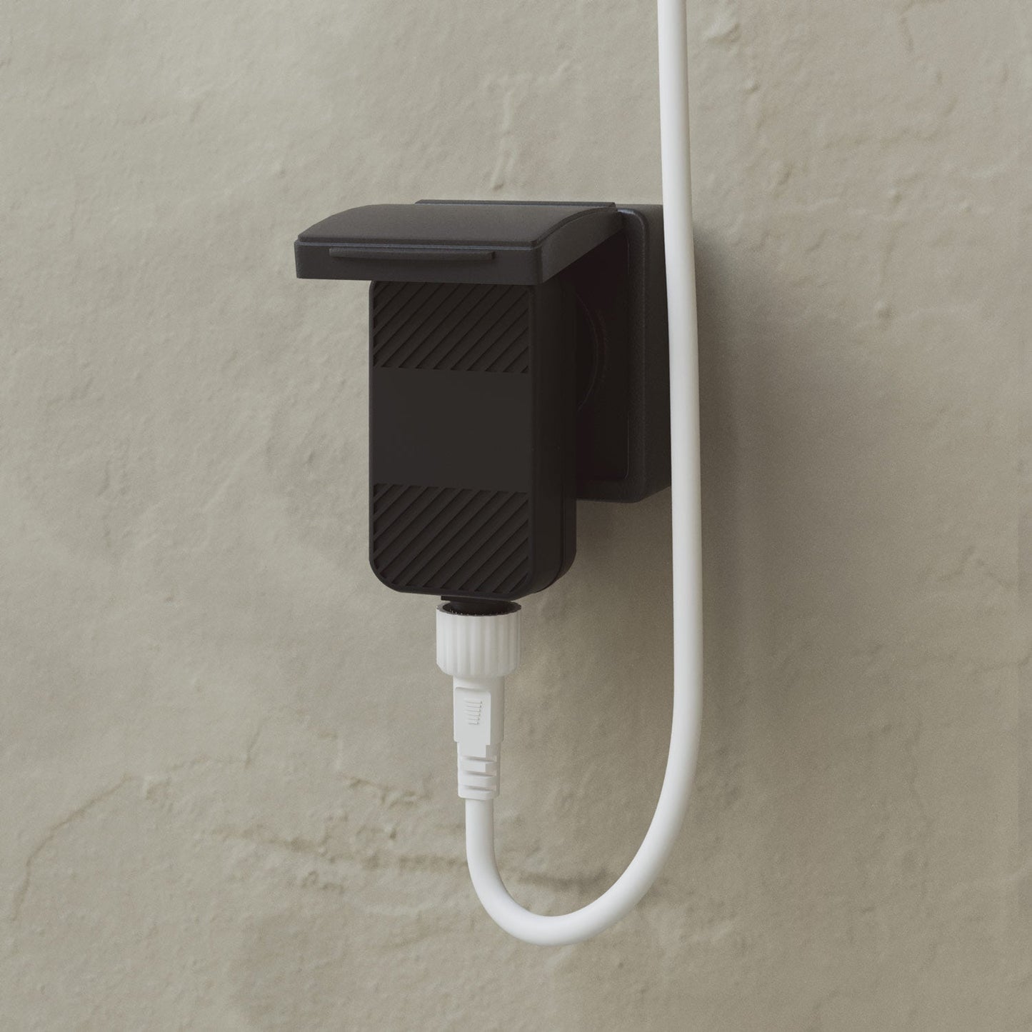 Catena luminosa 12 punti luce da esterno IP67 Bianco sabbia - Marina12