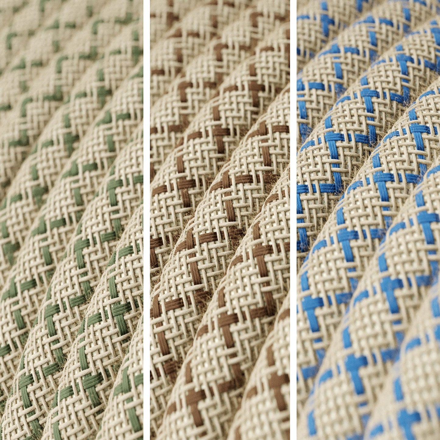 Paralume Cablò multicolor 100 cm e cavi Losanga