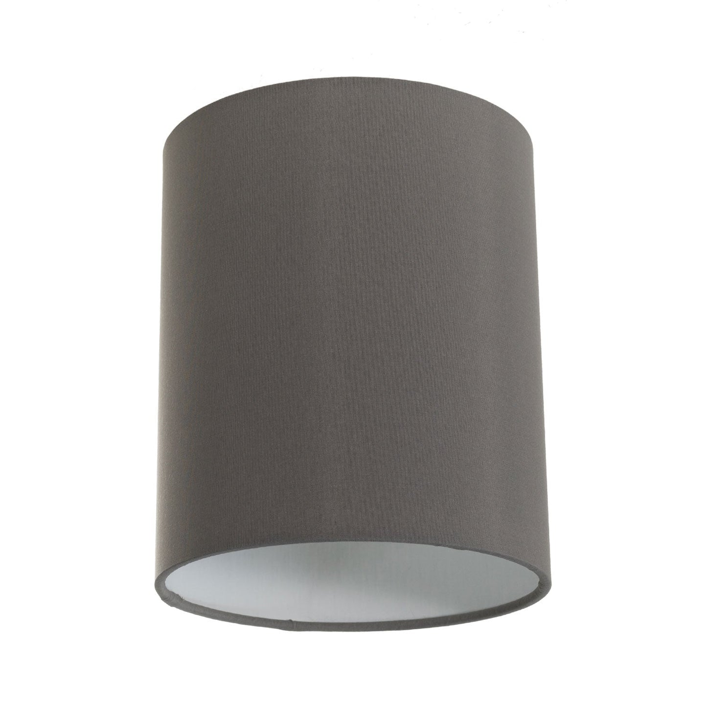 Paralume Cilindro in tessuto con attacco E27 - 100% Made in Italy - Arenal grigio