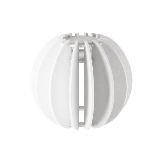 Paralume ellittico LAMPSHHADE in materiale fonoassorbente - Bianco melange