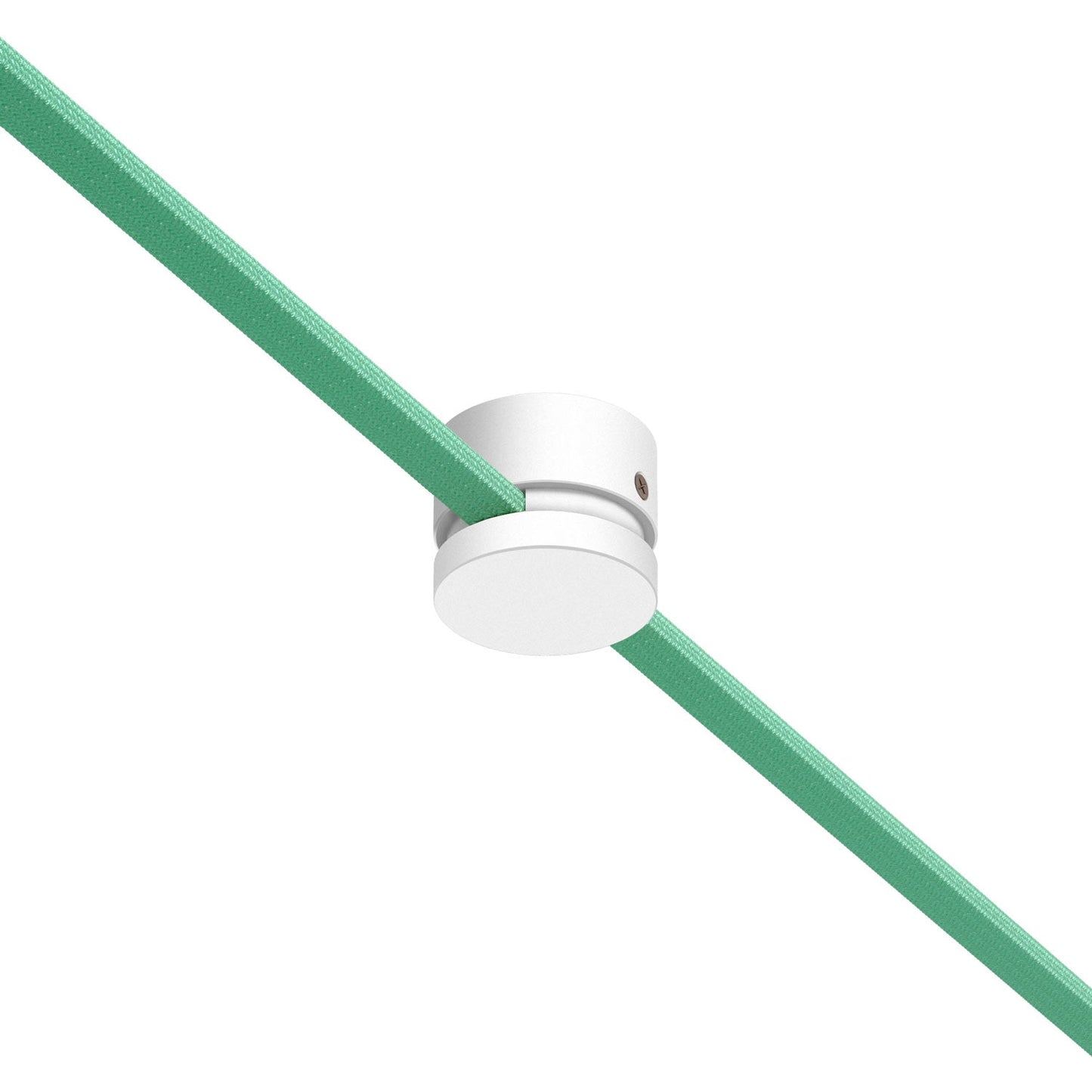 Passacavo in legno per cavo per catenaria e sistema Filé. Made in Italy - Bianco