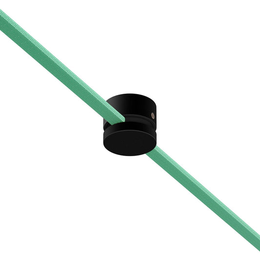 Passacavo in legno per cavo per catenaria e sistema Filé. Made in Italy - Nero