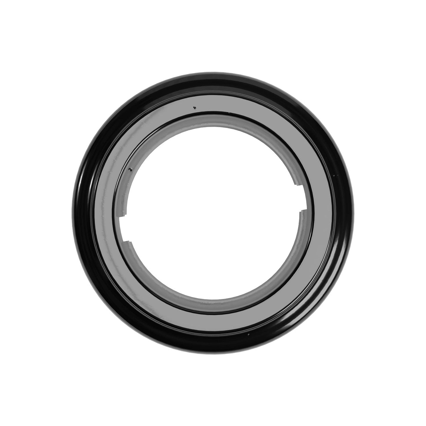 Base in porcellana per presa elettrica e per interruttore/deviatore  - Nero