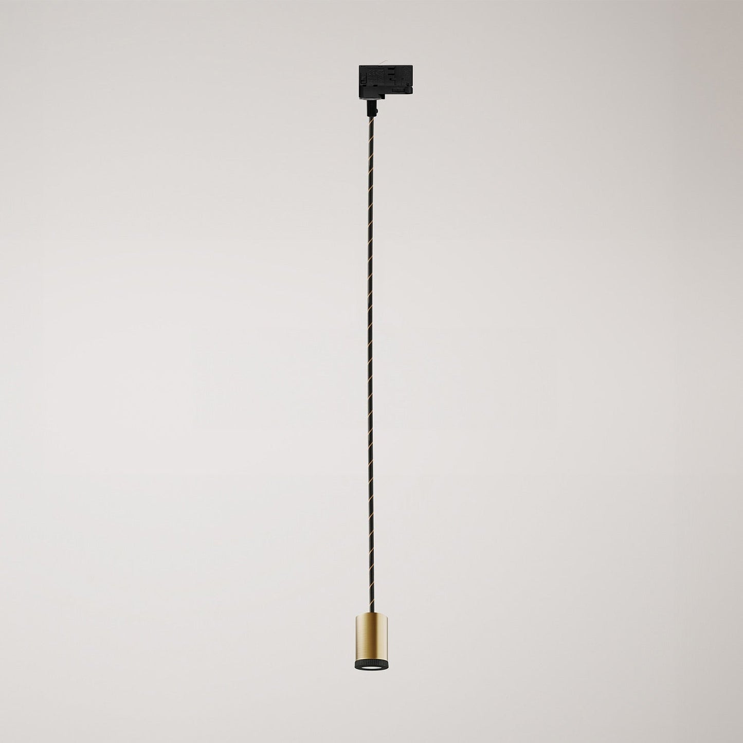 Faretto singolo Mini Spotlight GU1d0 per binari - Bronzo satinato
