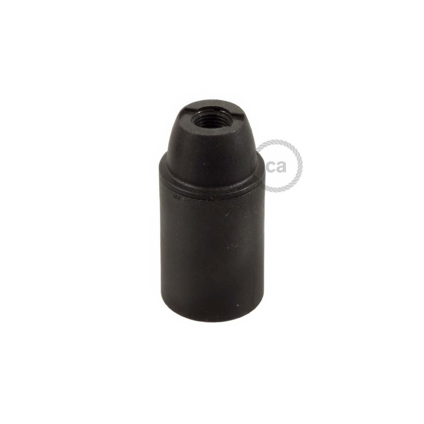 Kit portalampada E14 in termoplastica - Nero