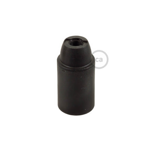 Kit portalampada E14 in termoplastica - Nero