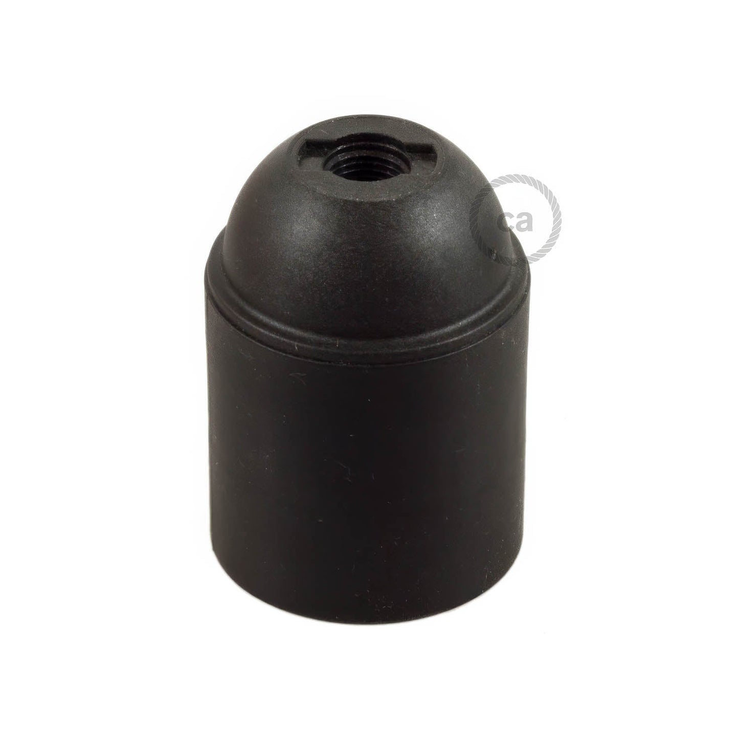 Black Phenolic Bakelite Light Socket - E26 UL Listed Lamp Part with ground