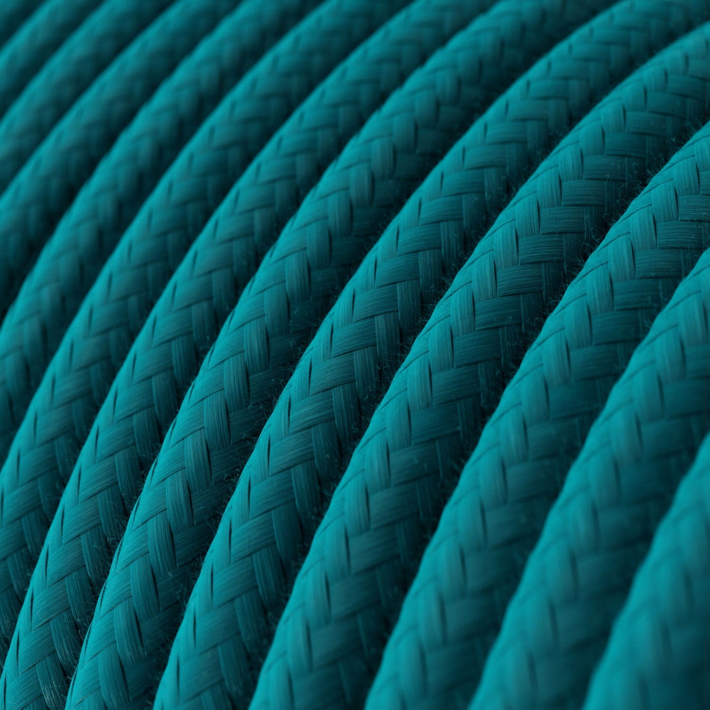 Cloth Covered Wire - Petrol Blue Cotton RC21 - UL Listed
