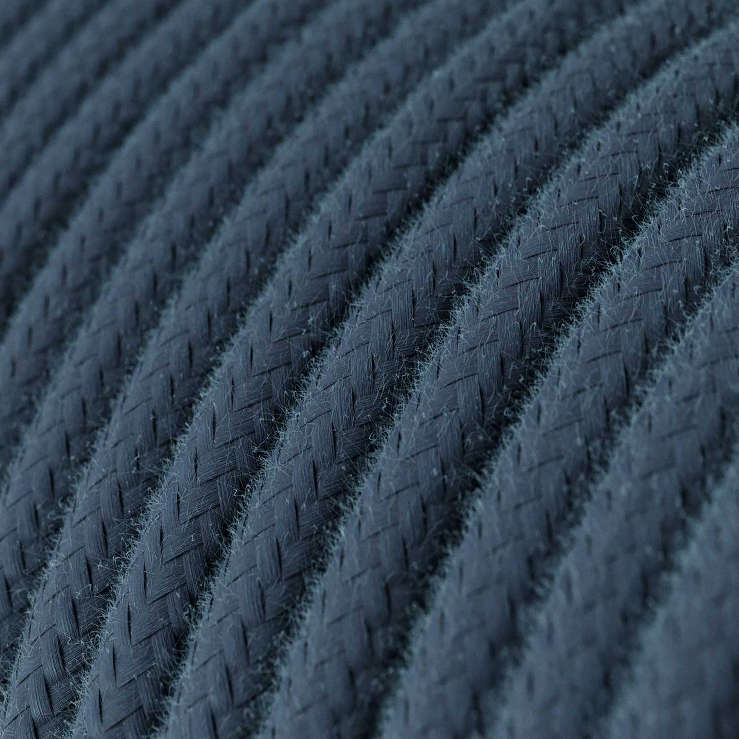 Cloth Covered Wire - Stone Blue Cotton RC30 - UL Listed