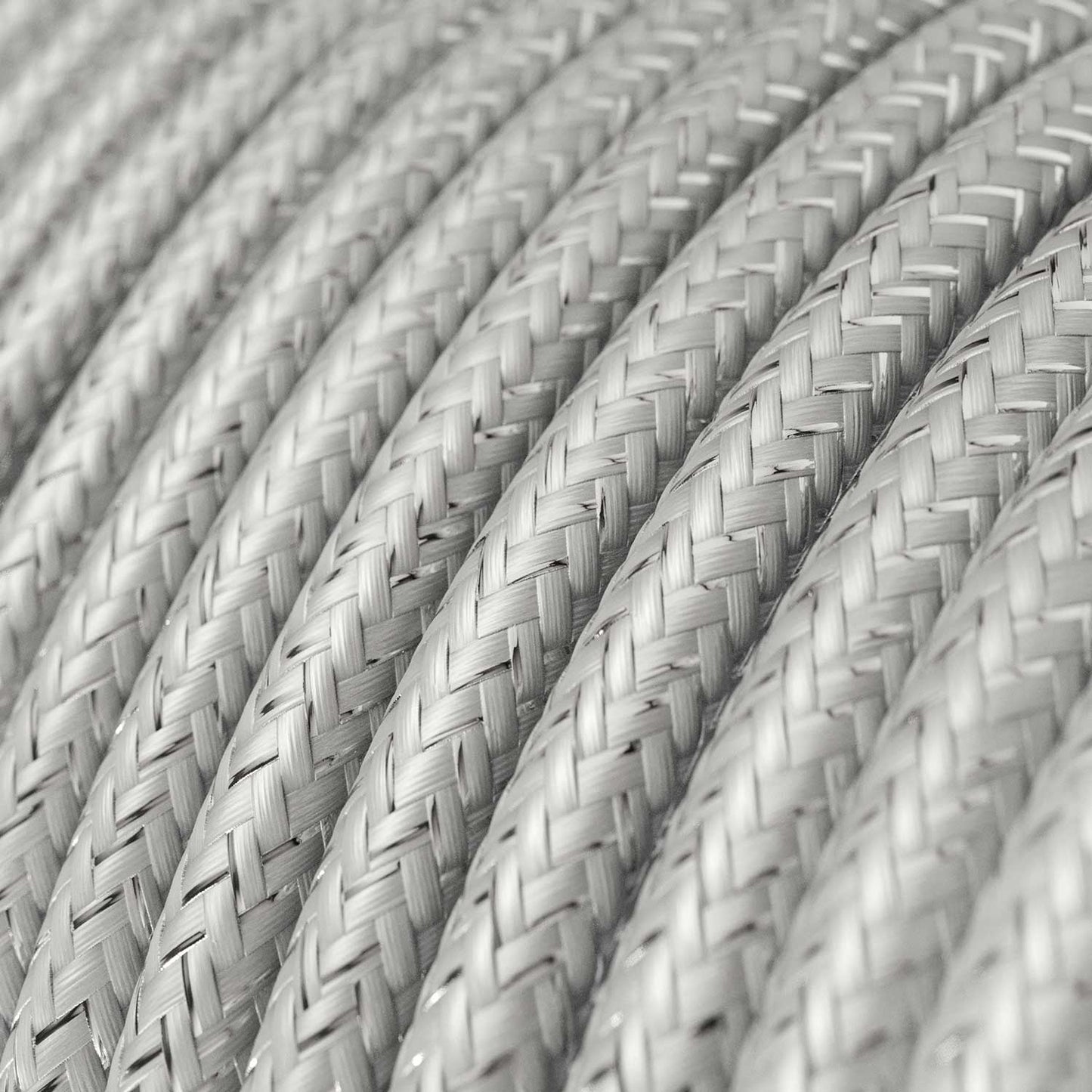 Cloth Covered Wire - Silver Glitter RL02 - UL Listed
