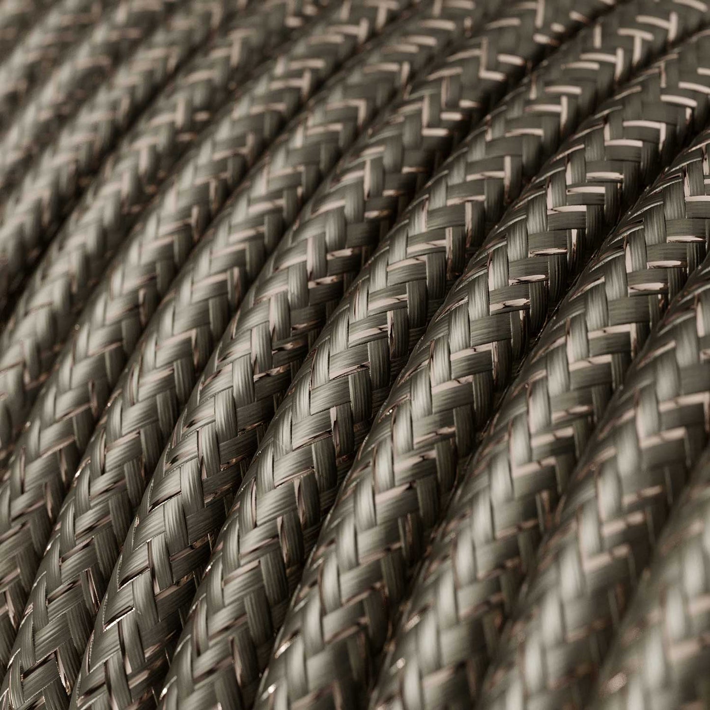 Cloth Covered Wire - Gray Glitter RL03 - UL Listed