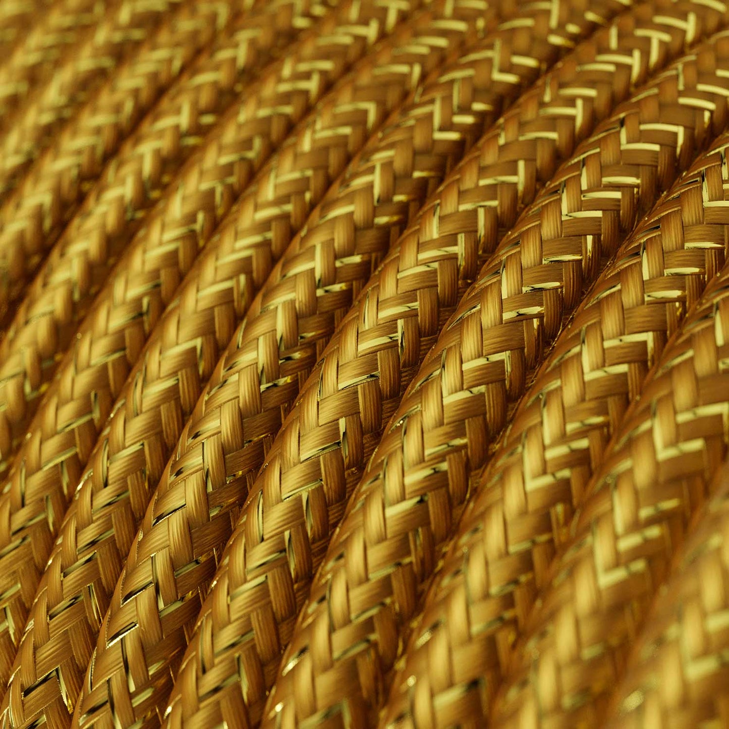 Cloth Covered Wire - Gold Glitter RL05 - UL Listed