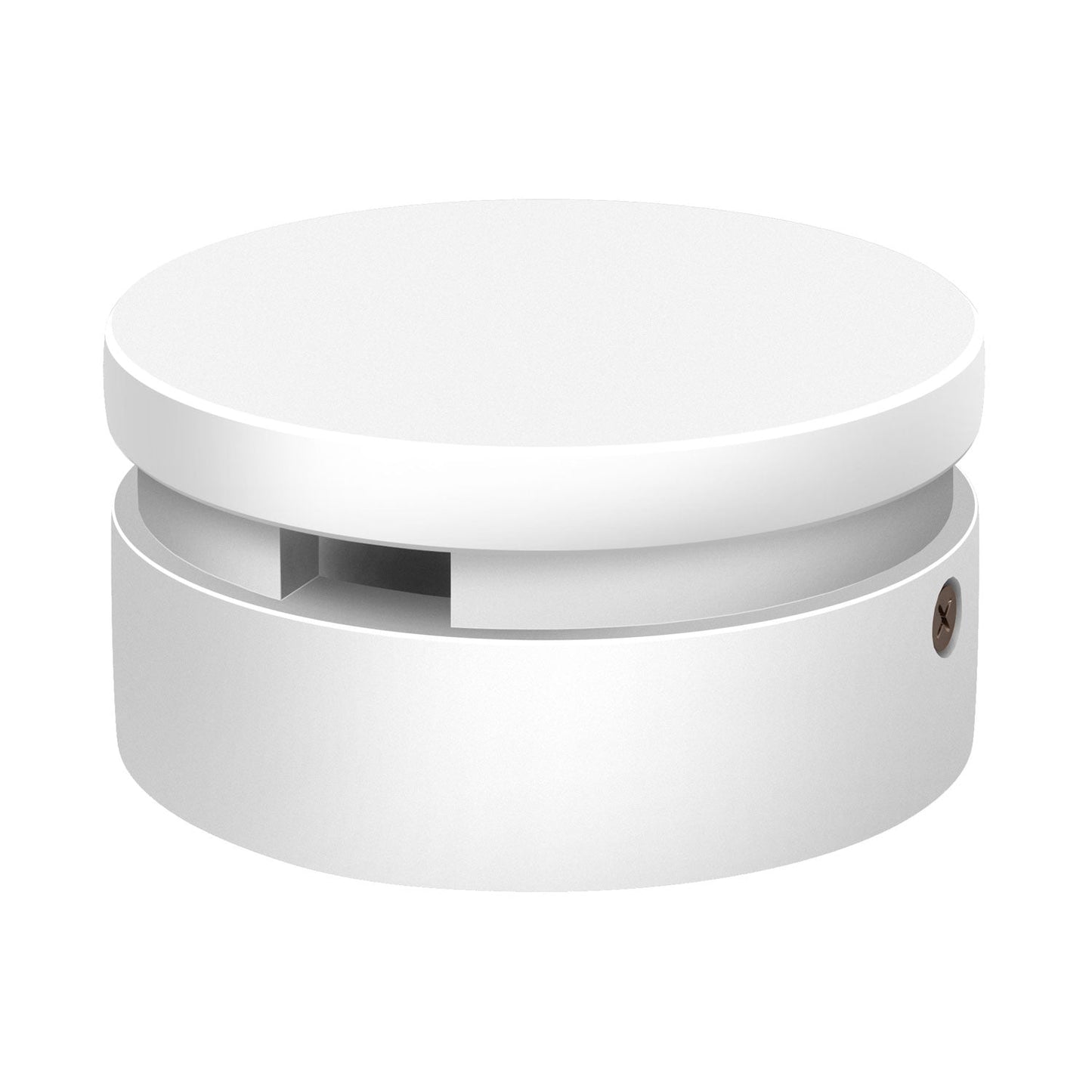 Rosone in legno per cavo per catenaria e sistema Filé. Made in Italy - Bianco
