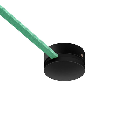 Rosone in legno per cavo per catenaria e sistema Filé. Made in Italy - Nero