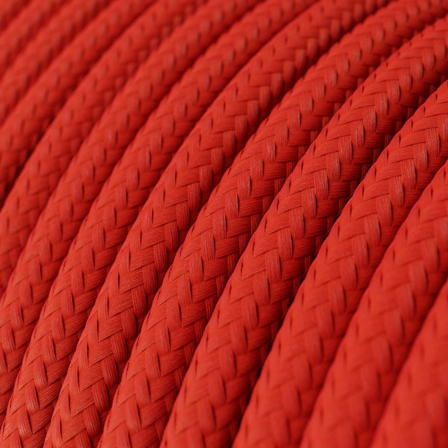 Cablaggio per lampada con cavo rosso lucido 1,80 m e spina UK