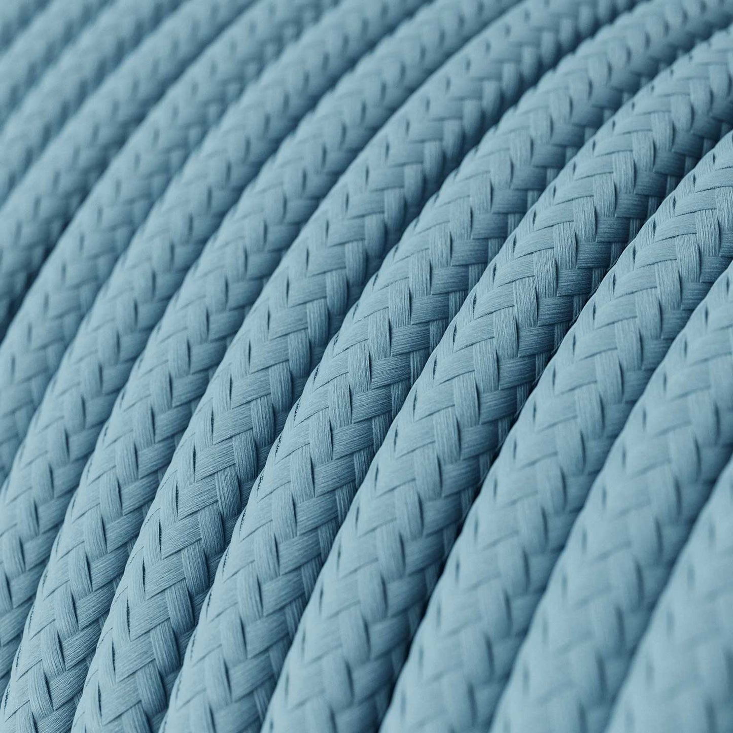 Cloth Covered Wire - Baby Blue Rayon RM17 - UL Listed