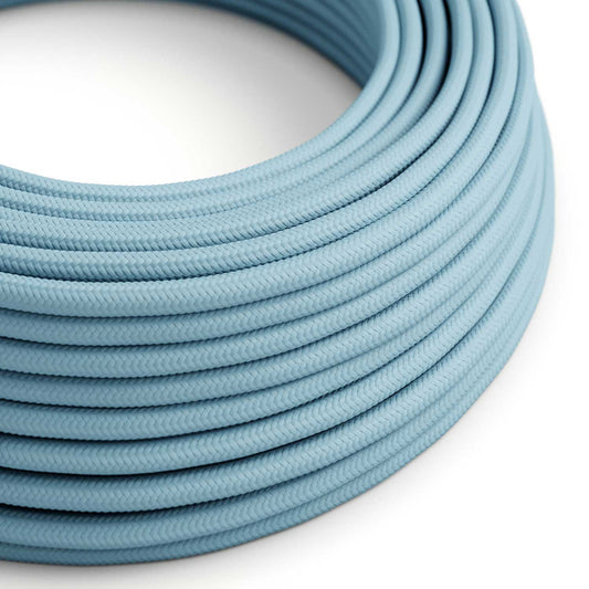 Cloth Covered Wire - Baby Blue Rayon RM17 - UL Listed