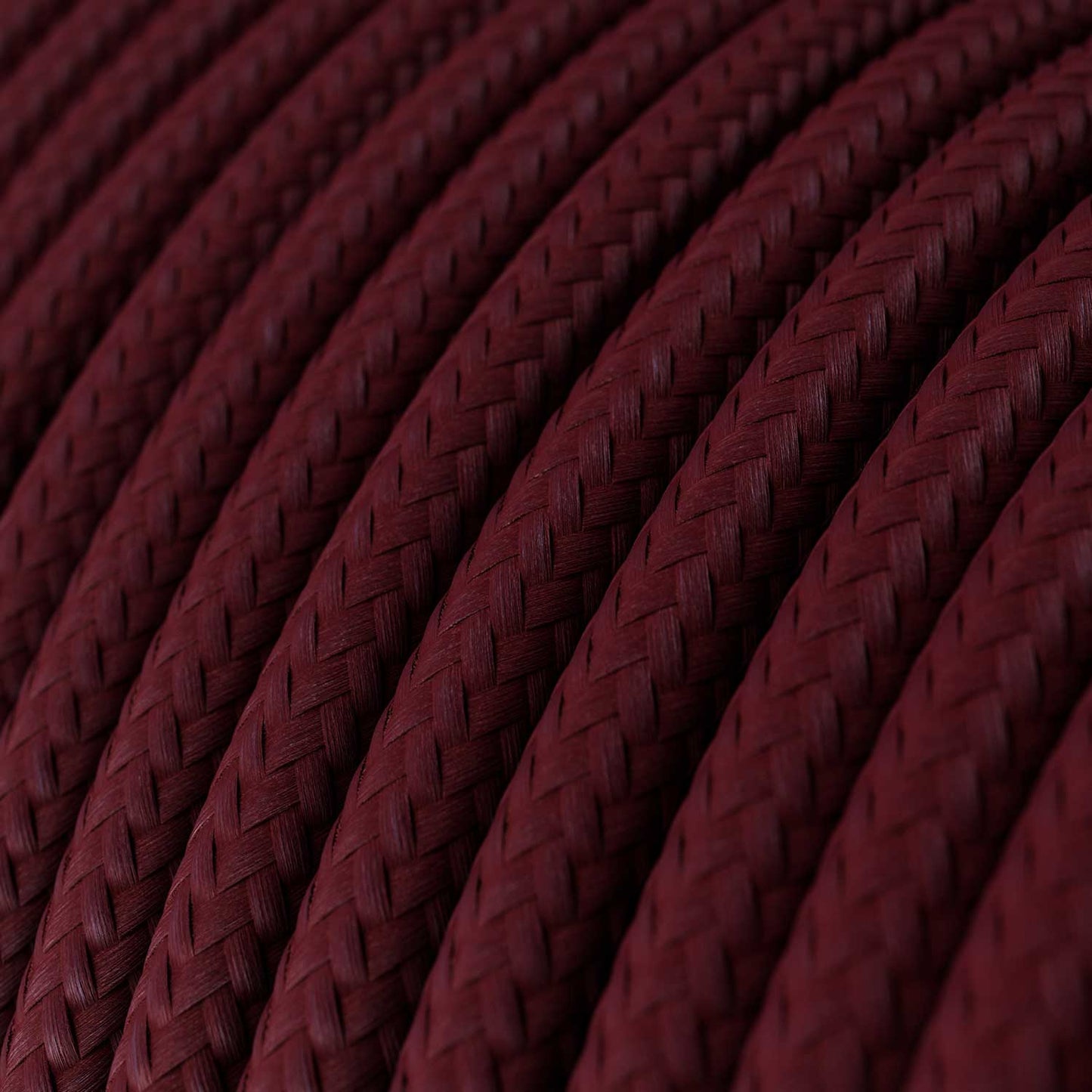 Cloth Covered Wire - Burgundy Rayon RM19 - UL Listed