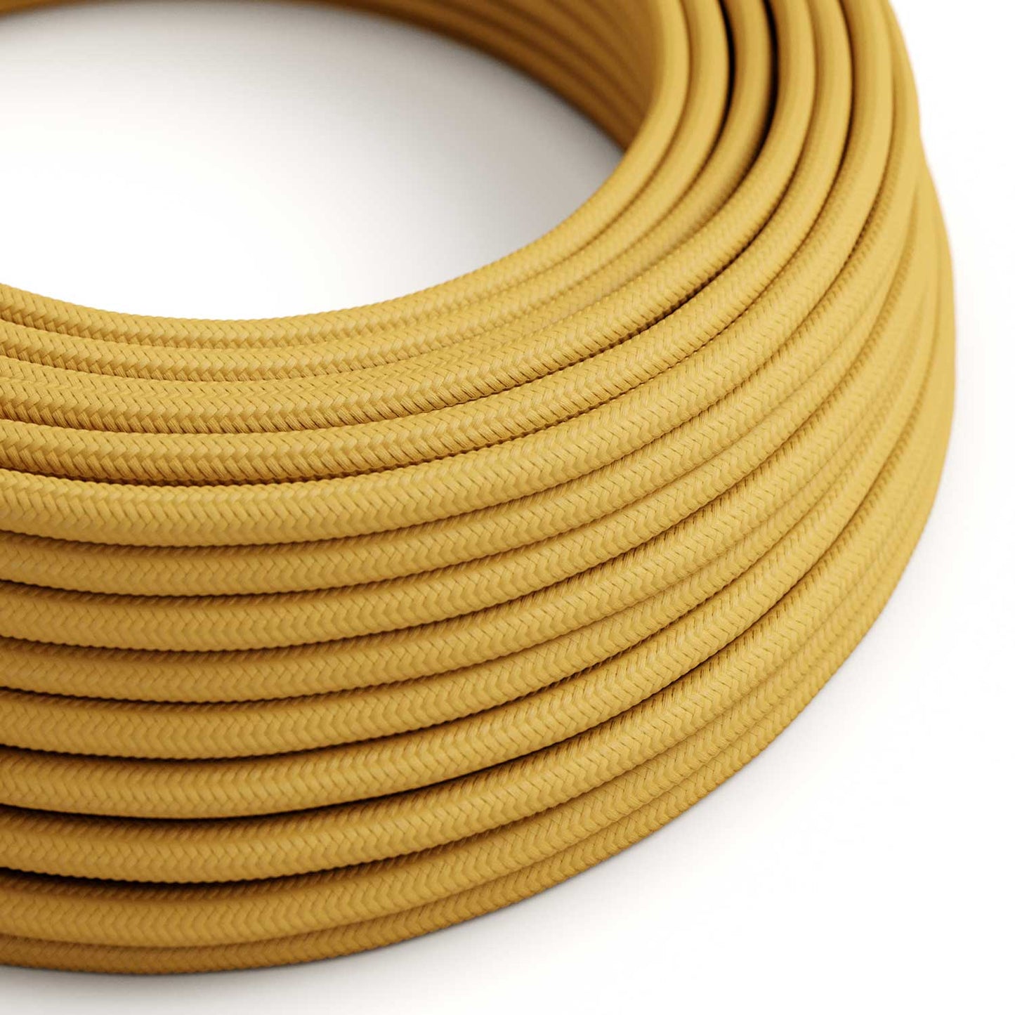 Cloth Covered Wire - Mustard Rayon RM25 - UL Listed