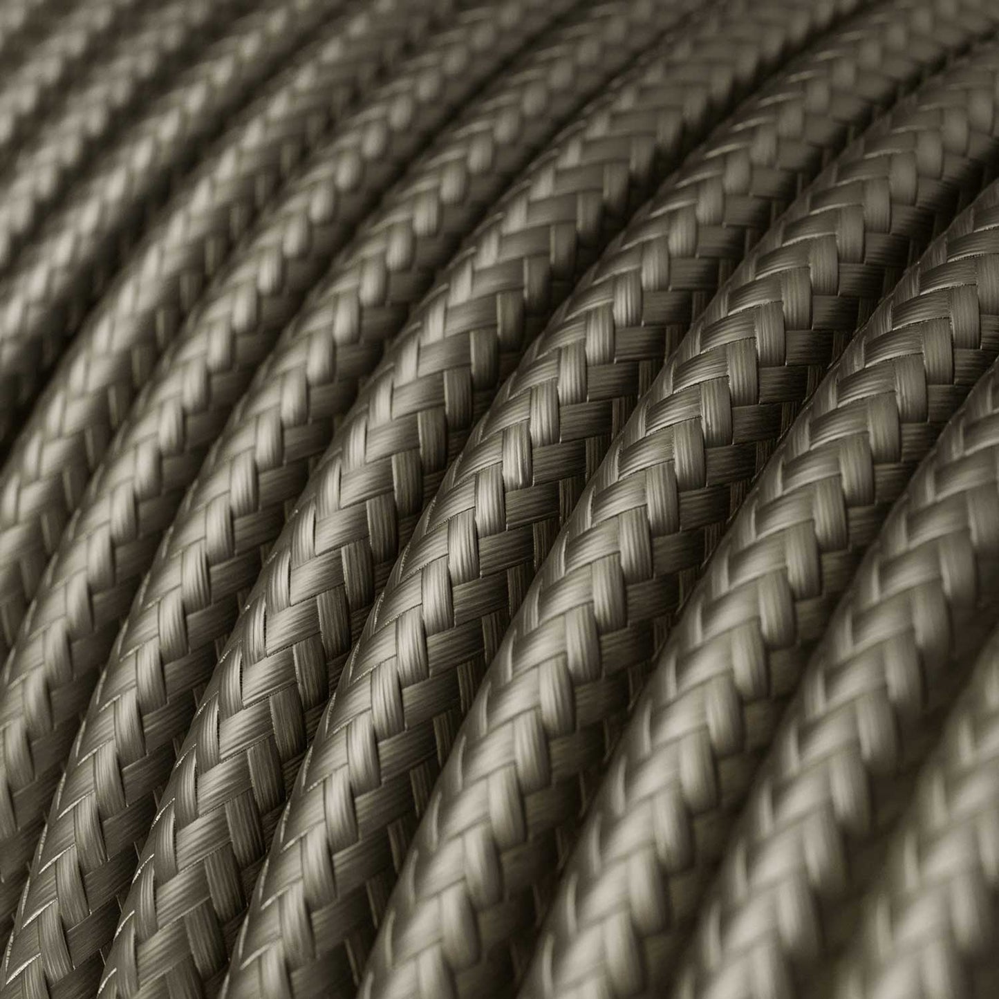 Cloth Covered Wire - Dark Gray Rayon RM26 - UL Listed