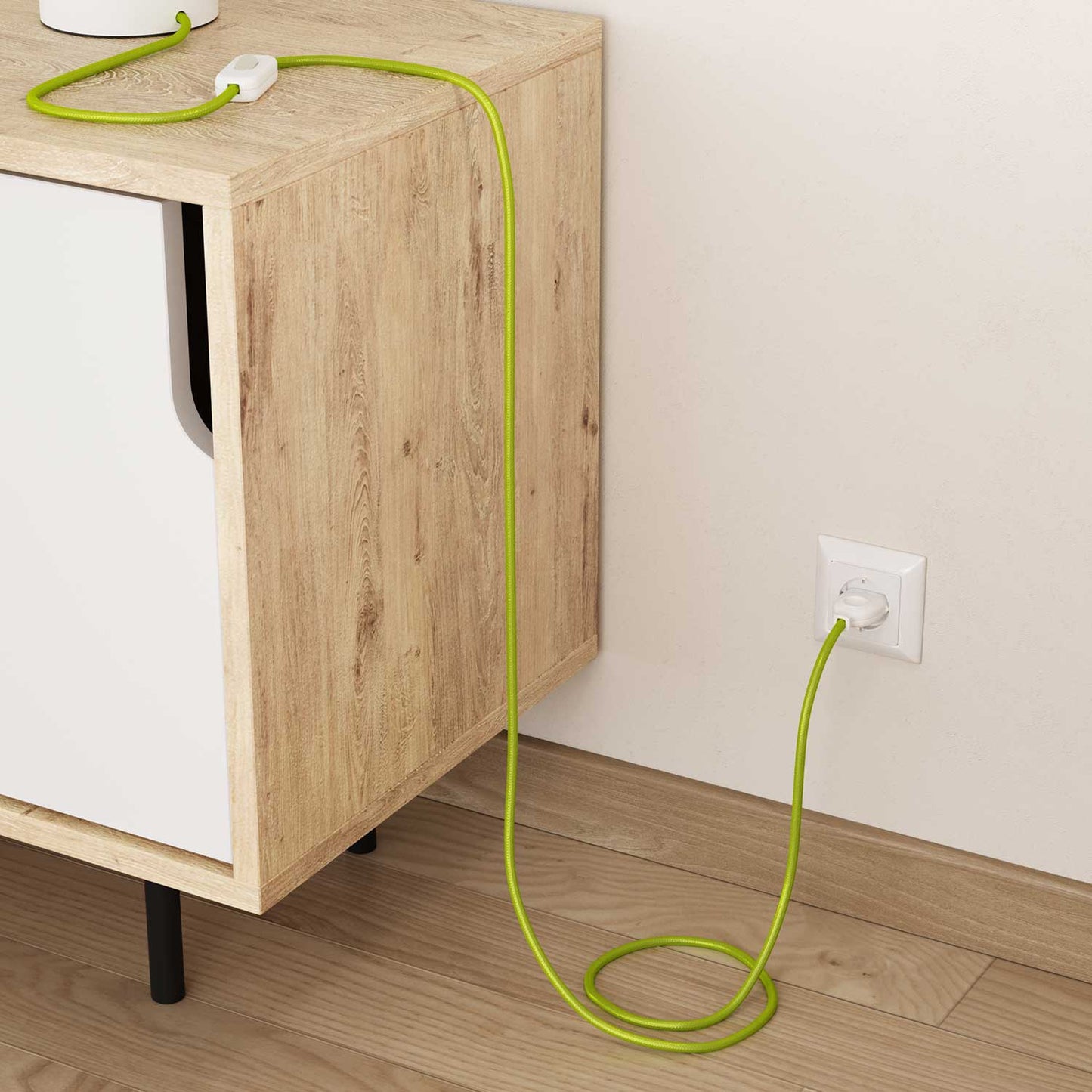 Cavo colorato per illuminazione Verde Kiwi - L'Originale Creative Cables, la scelta migliore per le tue lampade - RM32