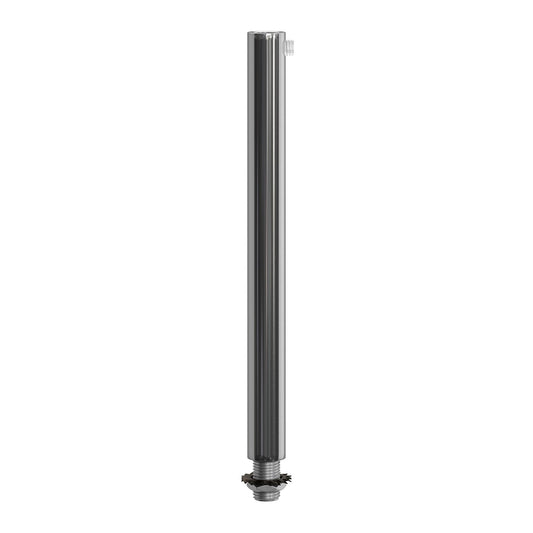 Serracavo cilindrico in metallo lunghezza 15 cm completo di tige, dado e rondella - Cromo