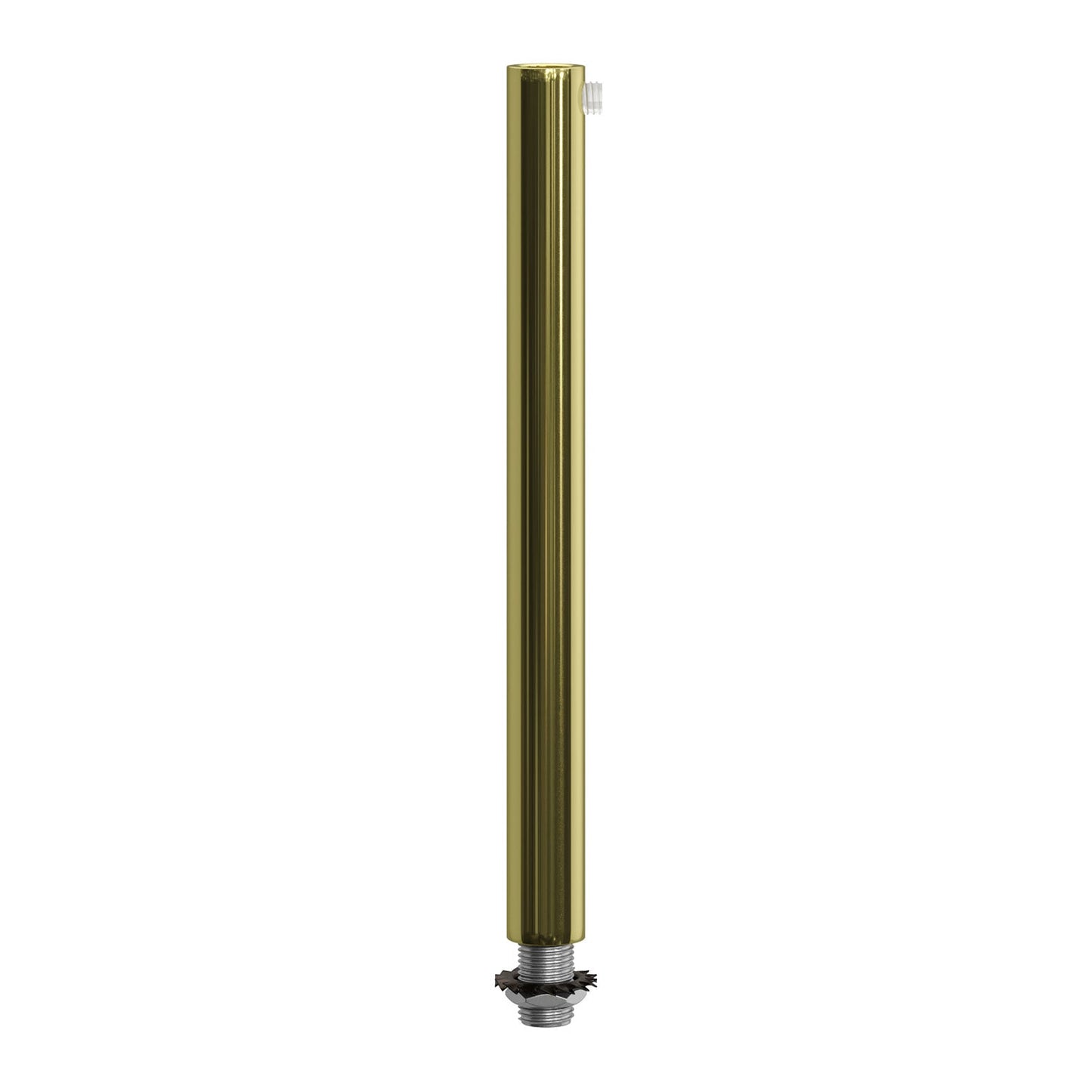 Serracavo cilindrico in metallo lunghezza 15 cm completo di tige, dado e rondella - Ottone