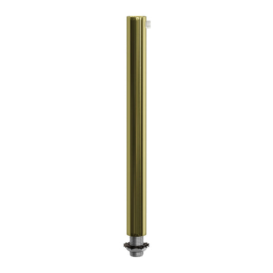 Serracavo cilindrico in metallo lunghezza 15 cm completo di tige, dado e rondella - Ottone