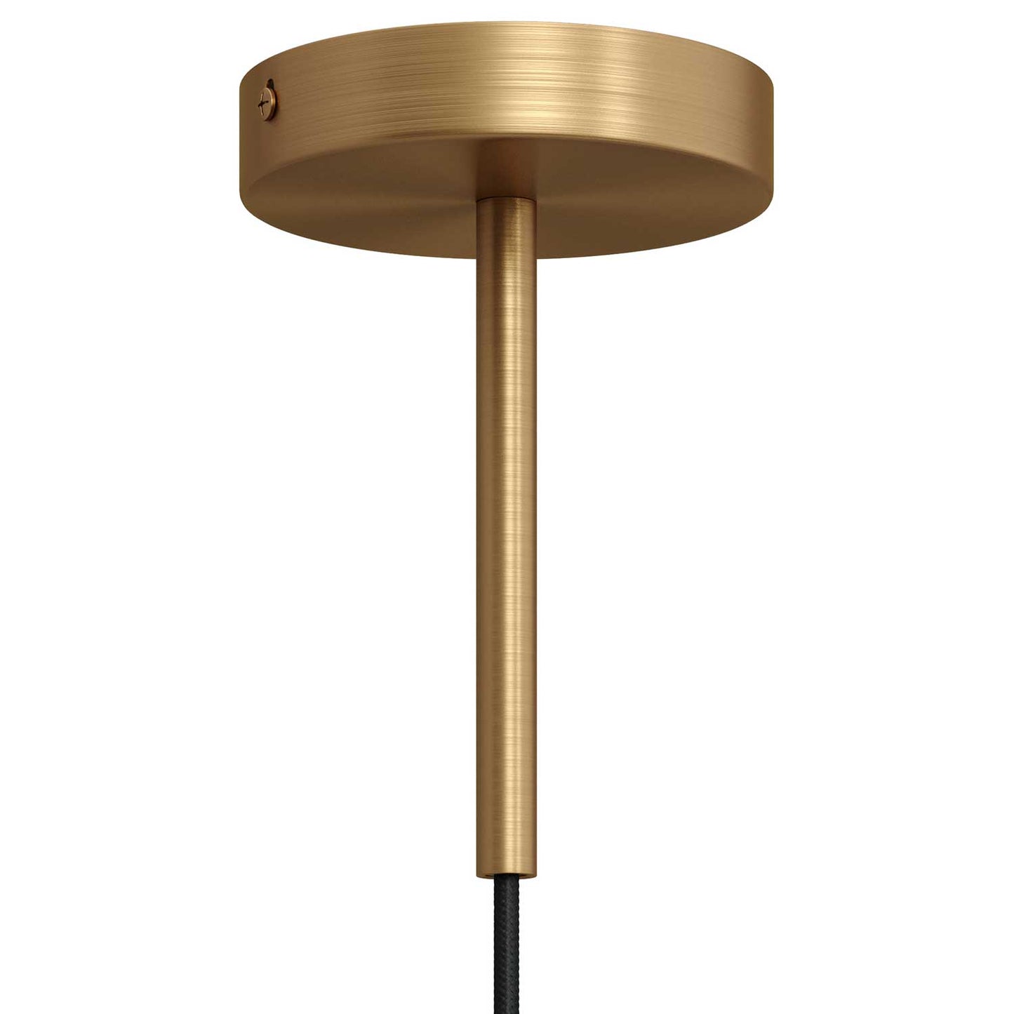 Serracavo cilindrico in metallo lunghezza 15 cm completo di tige, dado e rondella - Bronzo satinato