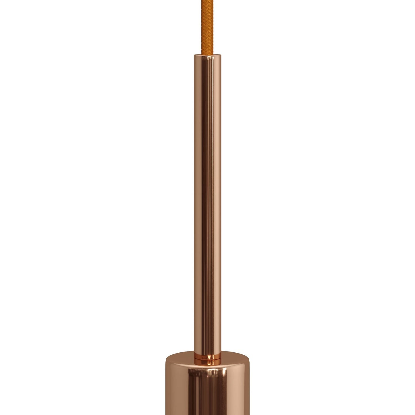 Serracavo cilindrico in metallo lunghezza 15 cm completo di tige, dado e rondella - Rame