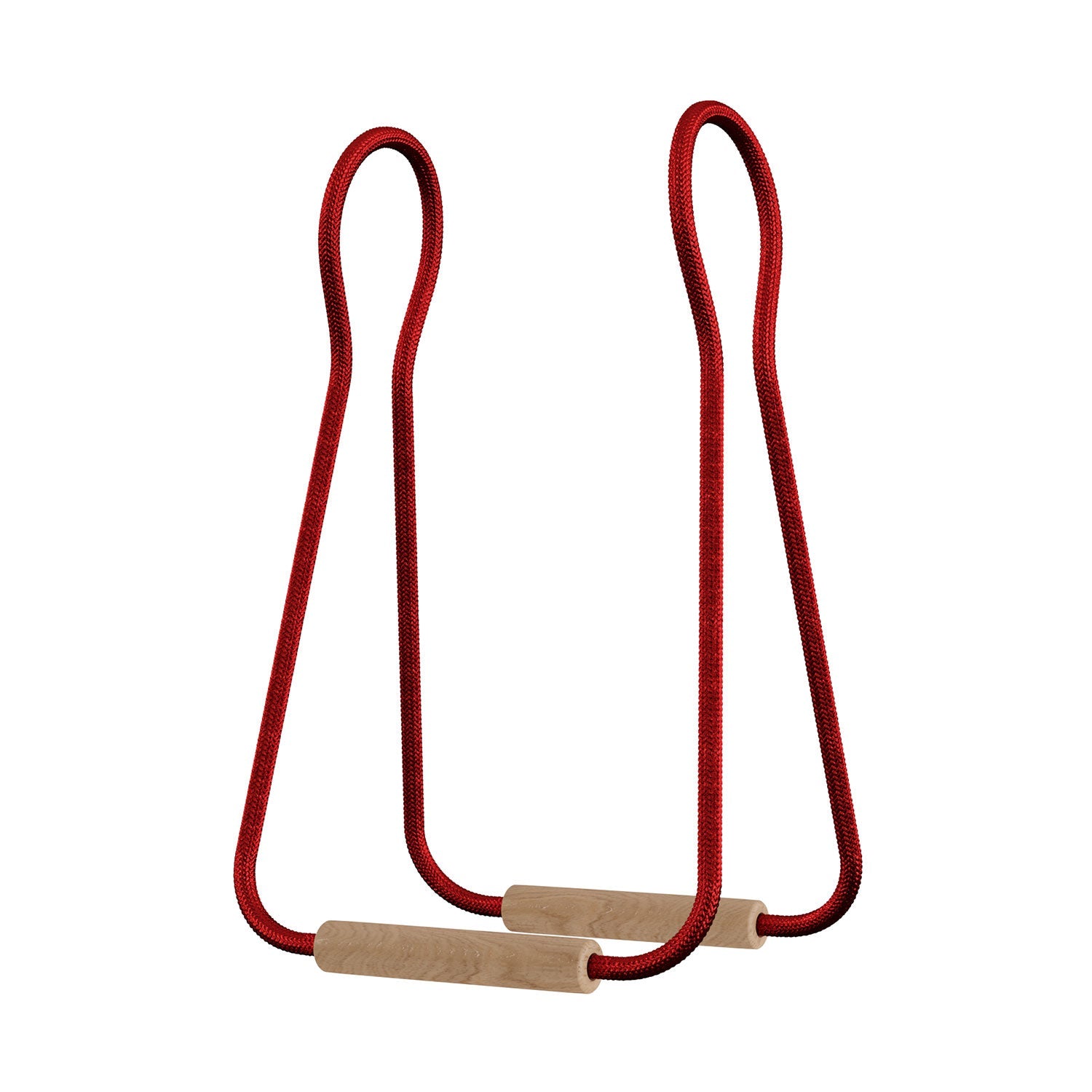 Lampada da tavolo Taché Wood e spina UK - Rosso