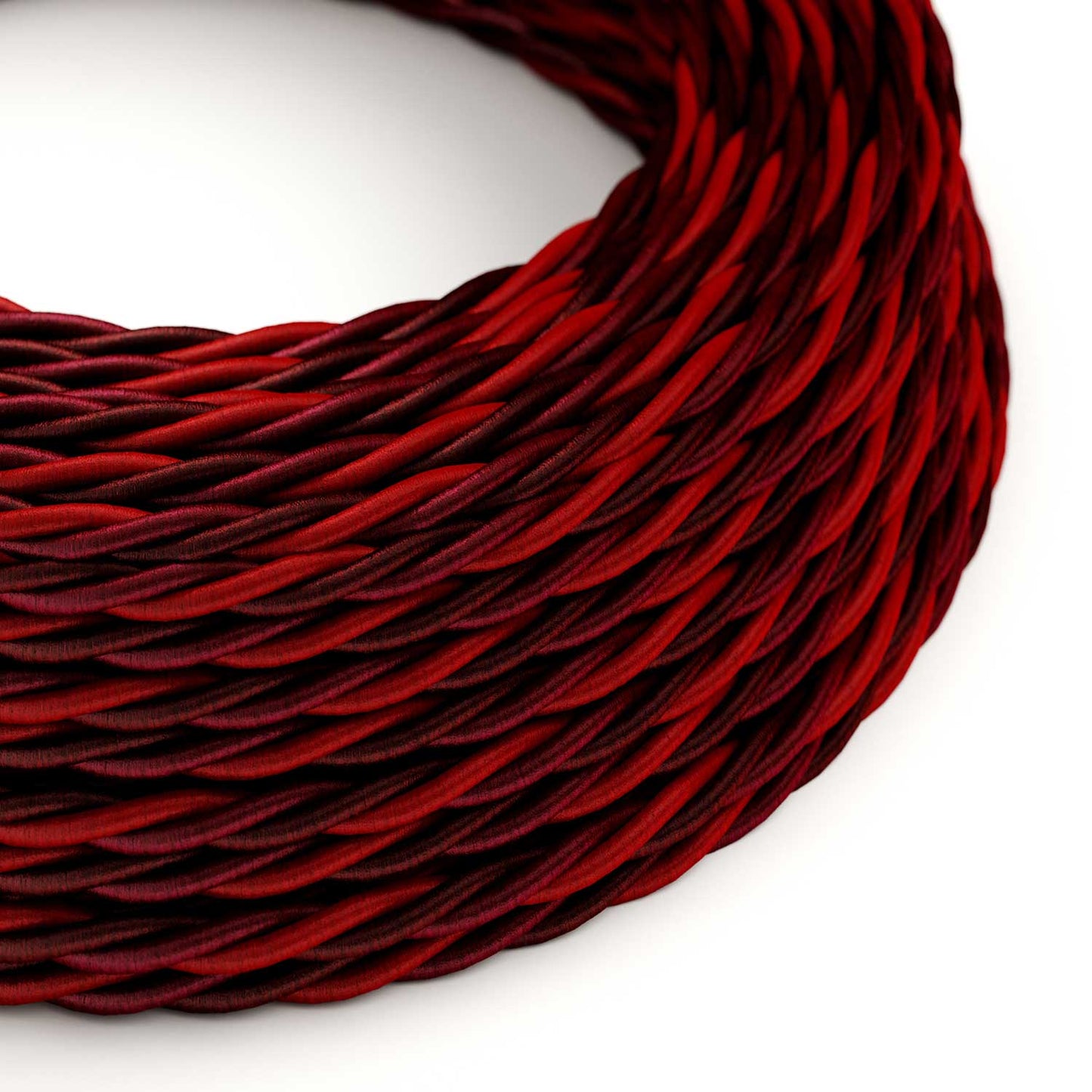 Filo elettrico in tessuto lucido Asburgo - L'Originale Creative Cables, progettato per valorizzare le tue lampade - TG05