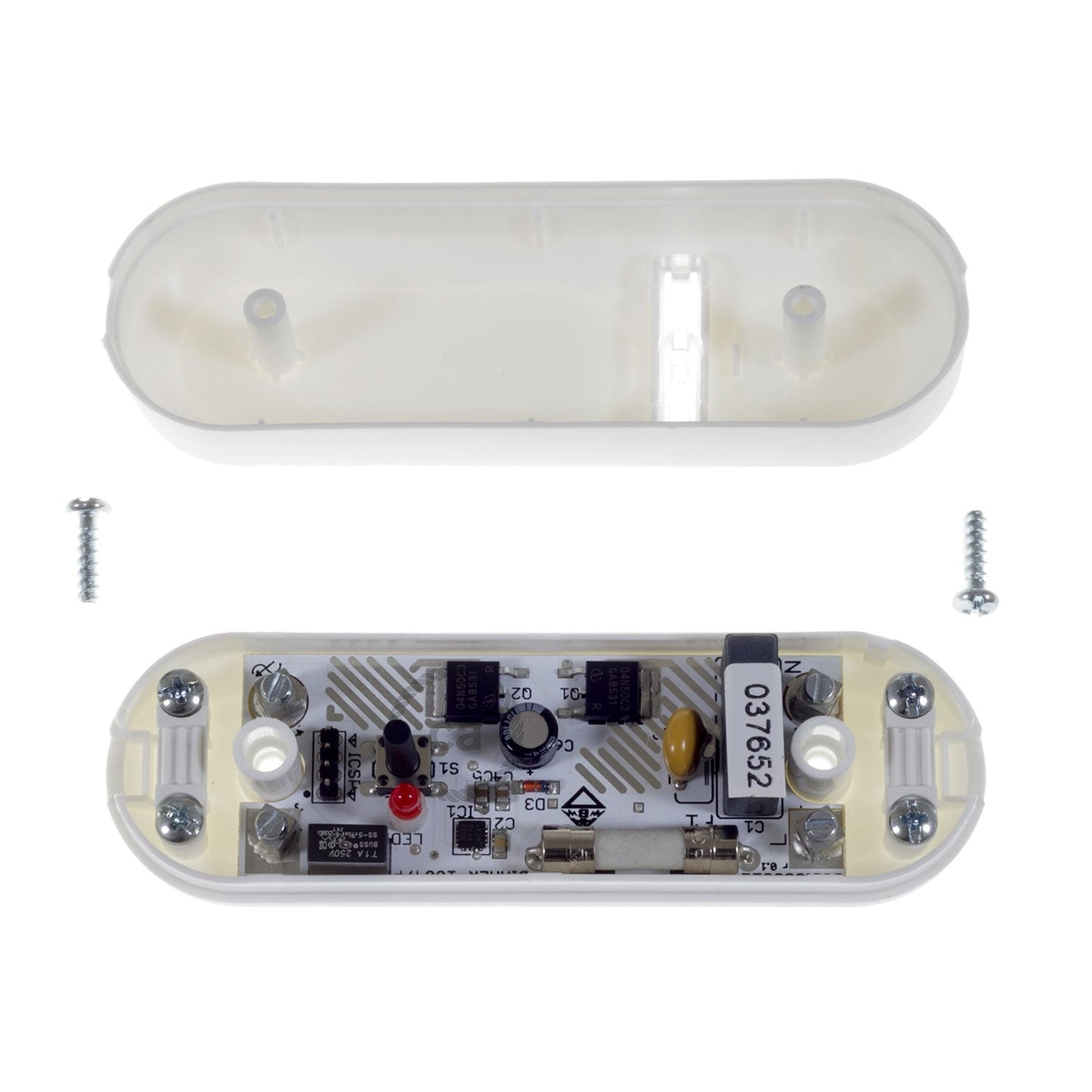 Dimmer universale con pulsante integrato - omologato UL - Bianco
