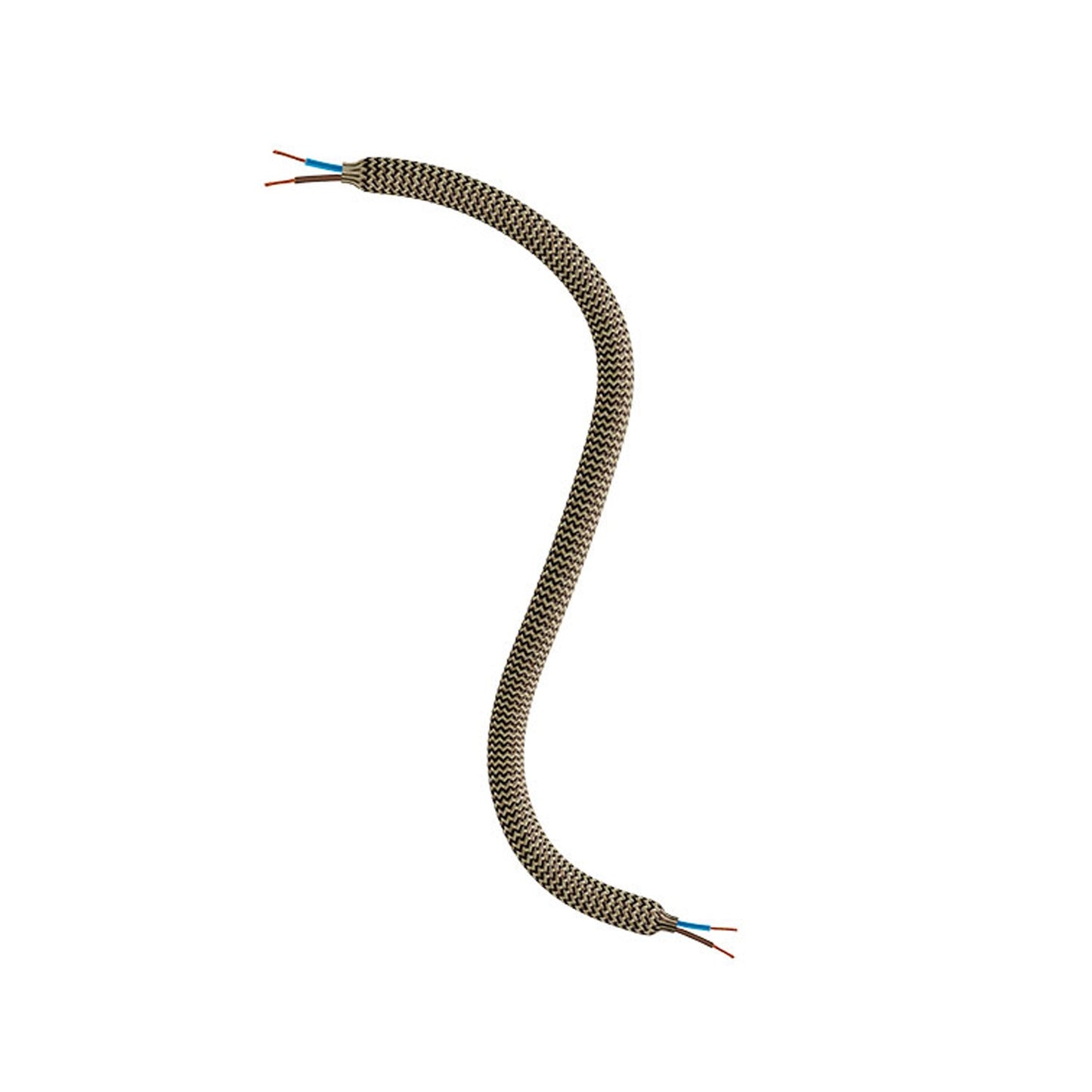 Creative Flex flexible tube covered in Black and Gold RZ24 fabric