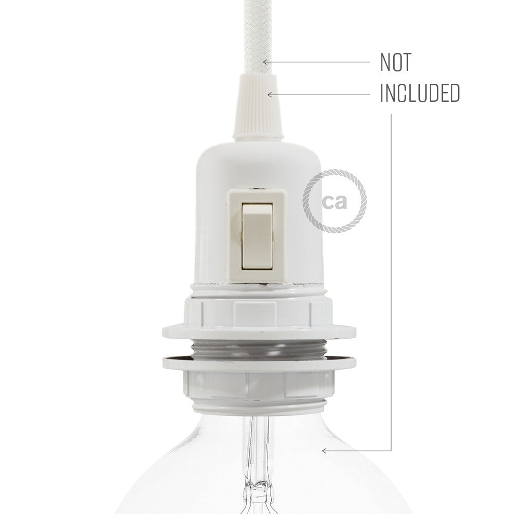 Double Ferrule Bakelite Phenolic socket - ON/OFF SWITCH - E26
