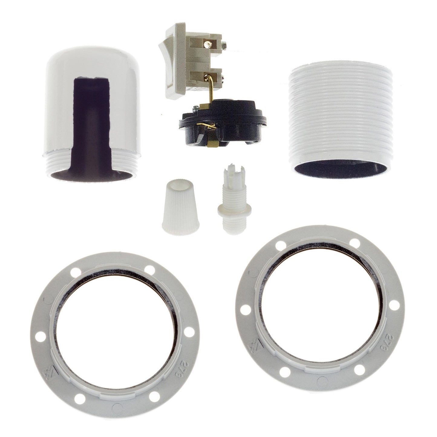 Double Ferrule Bakelite Phenolic socket - ON/OFF SWITCH kit - E26