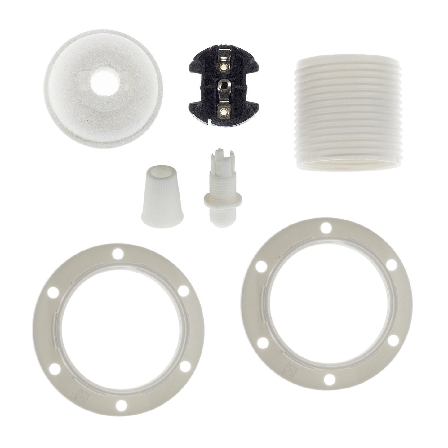 Double Ferrule Thermoplastic light bulb socket kit - E26