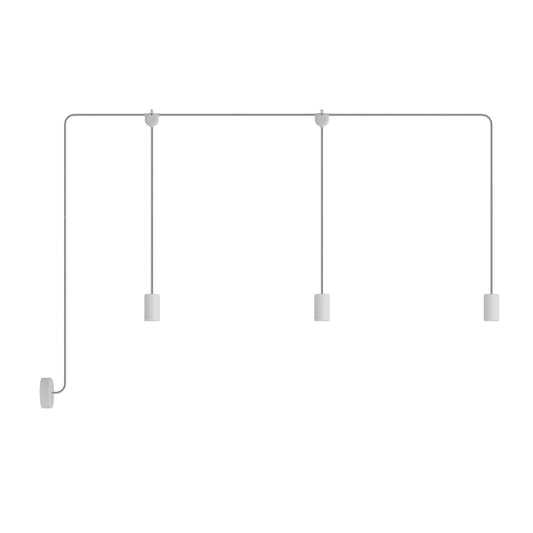 E-Snake Modulair Outdoor lamp IP65 with 3 lights with rose