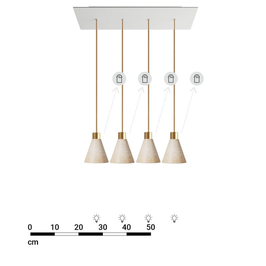 PENDEL CONFIG 4 ROSE ONE LS 10294