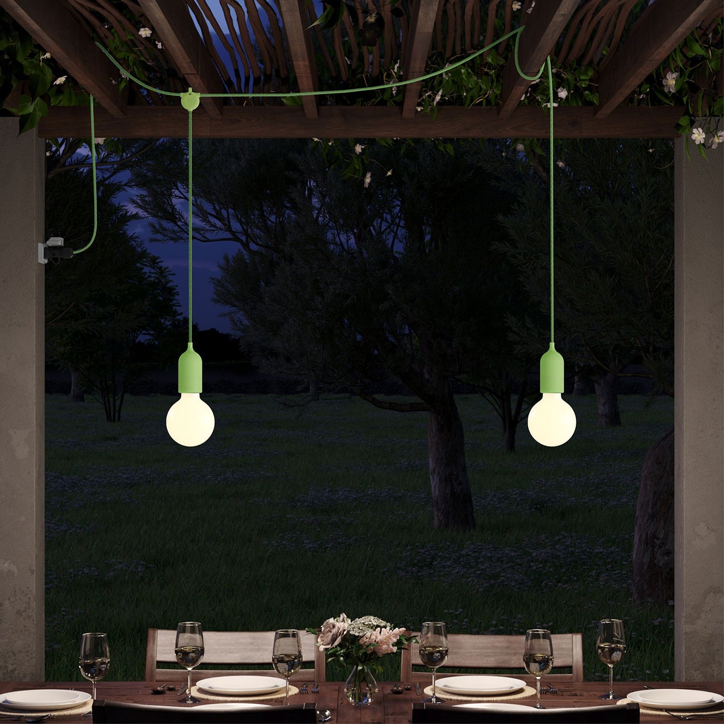 F-Snake Modulair Portable outdoor lamp IP65 with 2 lights